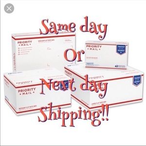Same day or next day shipping!!!